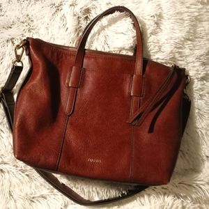 Fossil purse, Soft leather, hand or shoulder bag